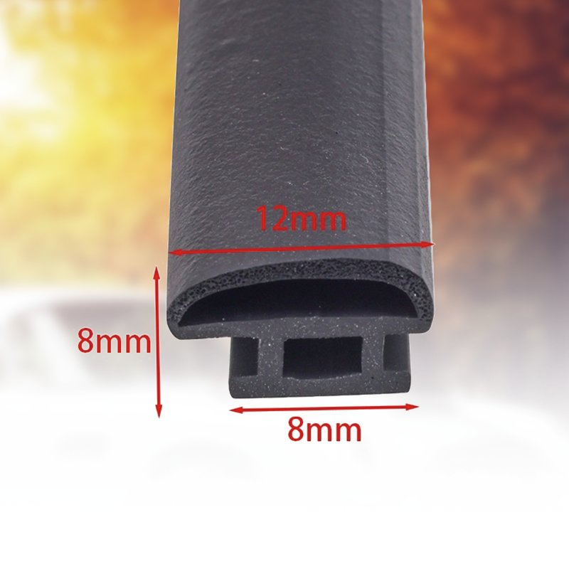 Black EPDM Weatherproof Rubber Seal Strip for Aluminum Window Frame