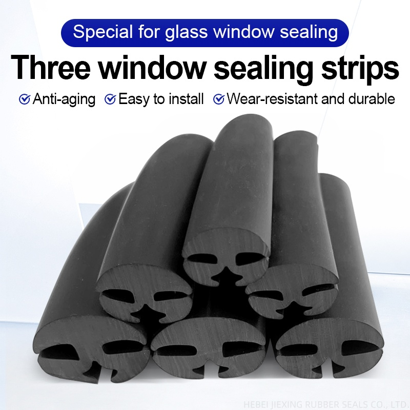 Windproof Waterproof Pressure Strip EPDM Automotive Glass Windshield Sealing Strip