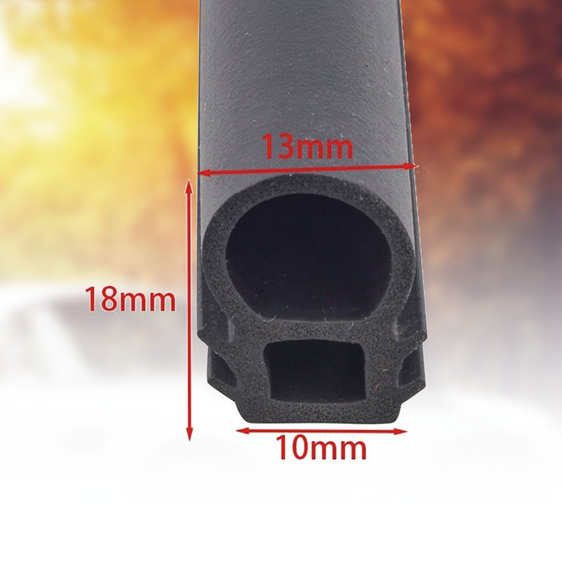 Black EPDM Weatherproof Rubber Seal Strip for Aluminum Window Frame