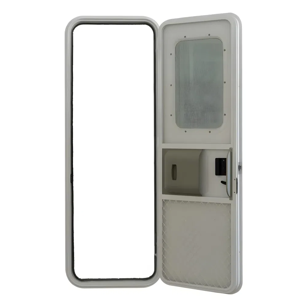 Aluminum Door Frame 800X1840mm Caravan Trailer Camping Car Main Door with Four Right Angle