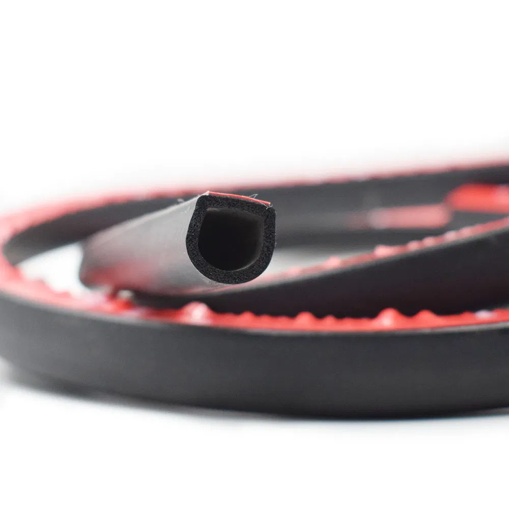 3m Adhesive Backed D Type Car Door Weather Strip Automotive Seal