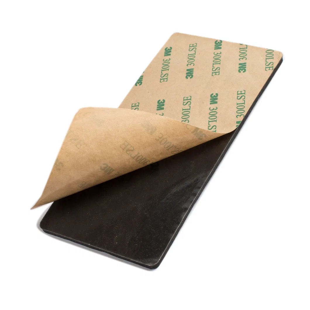 Die cut foam with PSA