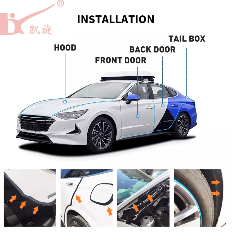 High Quality Waterproof UV Resistant Flexible Edge Protection Custom Extrusion PVC Automotive Decorative Sealing Strip