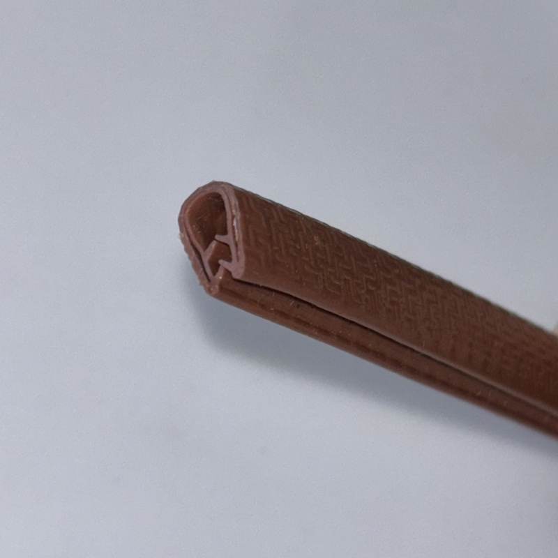 PVC Anti-Collision Sealing Strip, U-Shaped Metal Sheet Decorative Strip