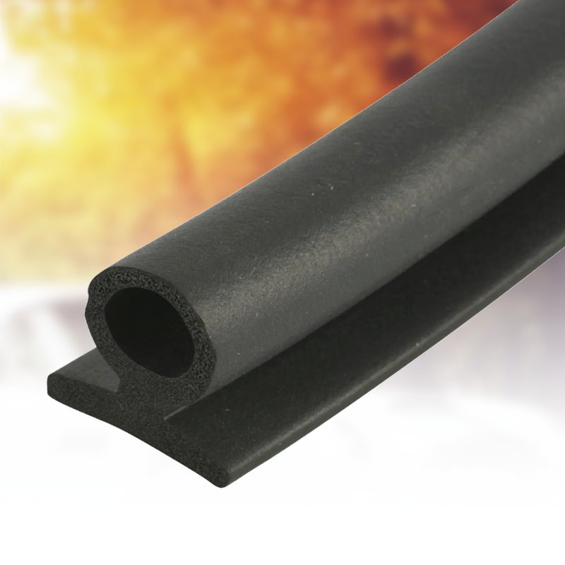 Anti-Collision T Type EPDM Rubber Mushroom Door and Window Sealing Strip