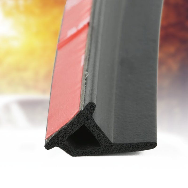 Anti-Collision T Type EPDM Rubber Mushroom Door and Window Sealing Strip