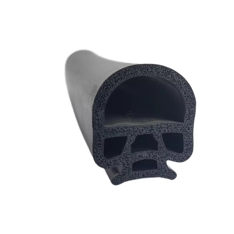 Sponge Foam Rubber Sealing Strip Soft Sponge Rubber Sealing Strip Profile Extrusion Sealing Strip EPDM Rubber Sealing Strip Sealing Gasket