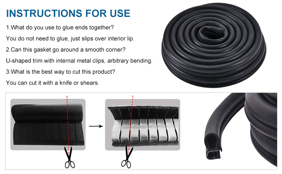 Automotive Window Door Rubber Weatherstrip Seal