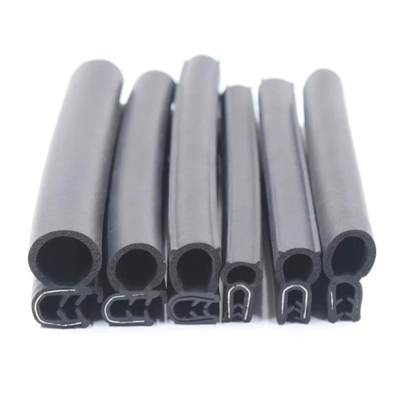 Universal Automotive Car Door Rubber Seal Weatherstrip High Density Sound Insulation Noise Reduction Waterproof Dustproof Windproof Sealing Strip for Auto Vehic
