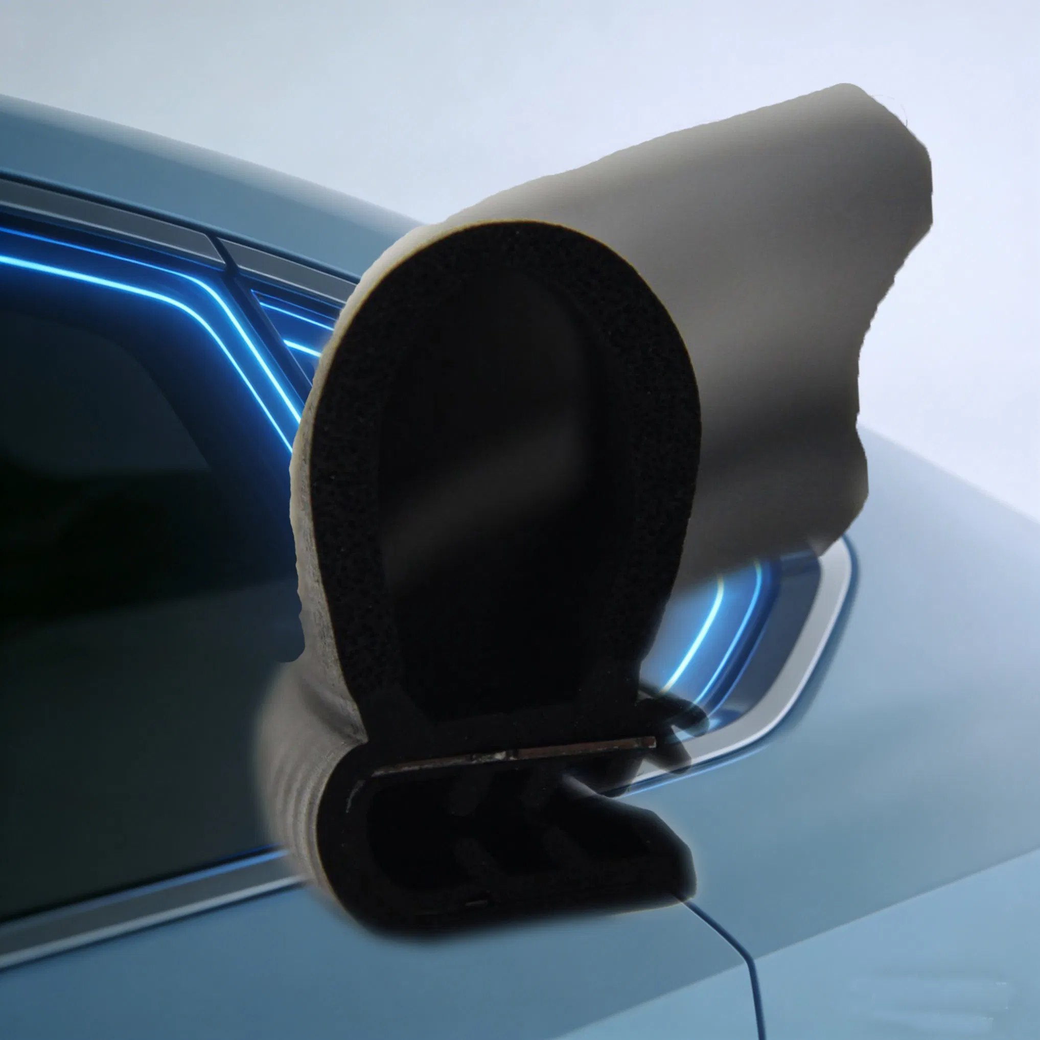 Automotive Door&Trunk Weatherstrip Anti-UV EPDM Sponge Rubber Extrusion Sealing Strip with Top Sponge Bulb