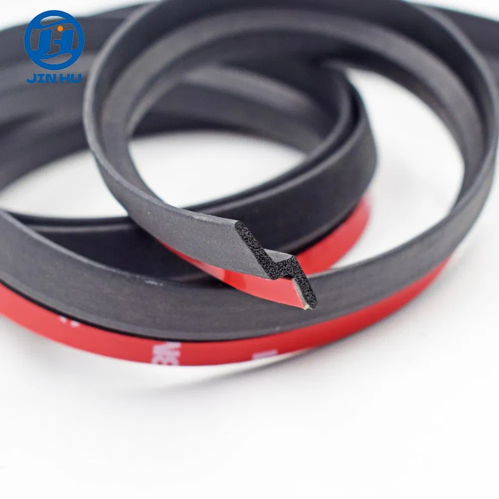 Seal Strip Automotive Universal 3m Self Adhesive D Z P-Shape Door Seal Car Truck Door Window EPDM Rubber Weather Stripping Hollow Black Strip Seal (OEM)