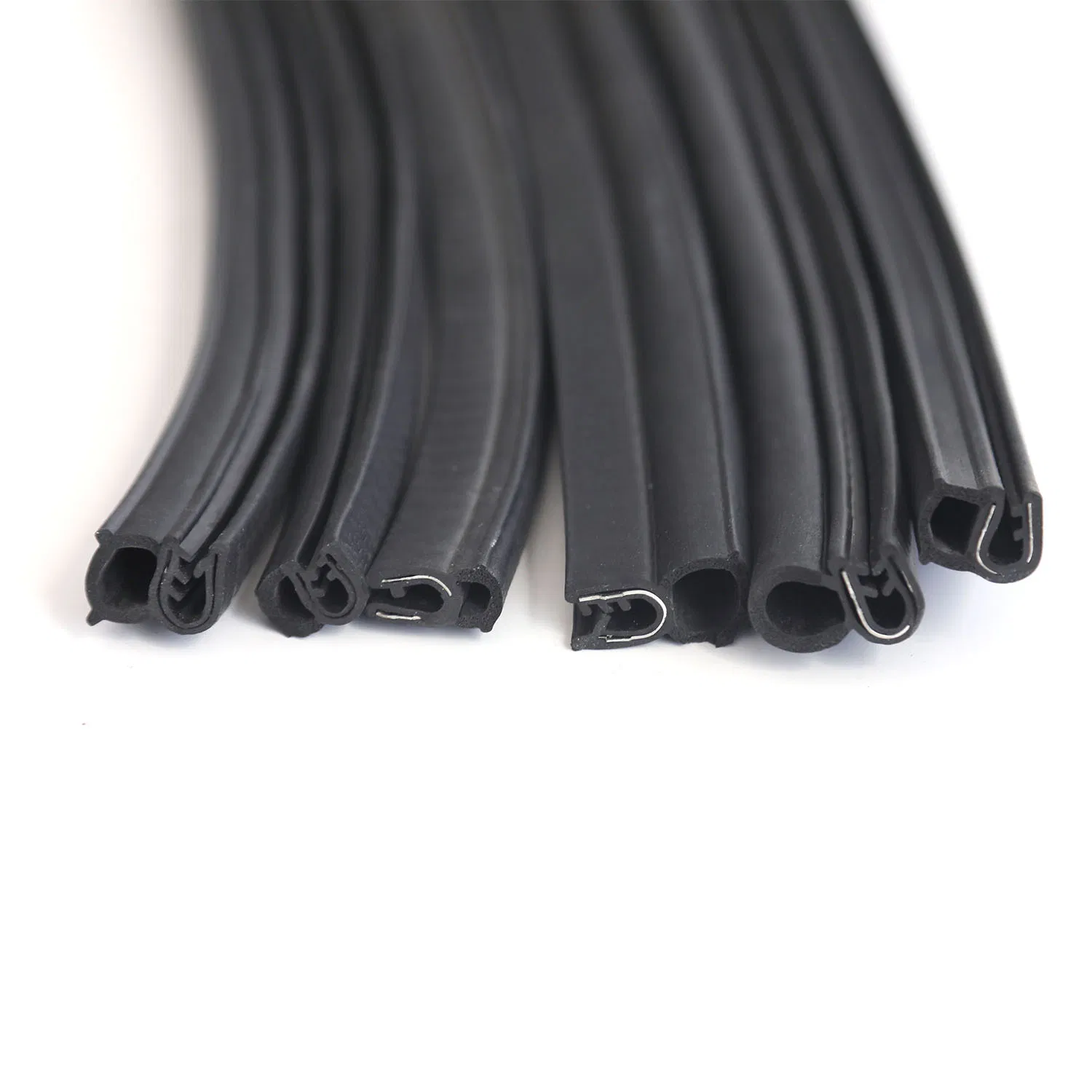 B-Pillar Automotive Seal Strip Built-in Steel Strip Slot-Type Anti-Collision Seal Strip