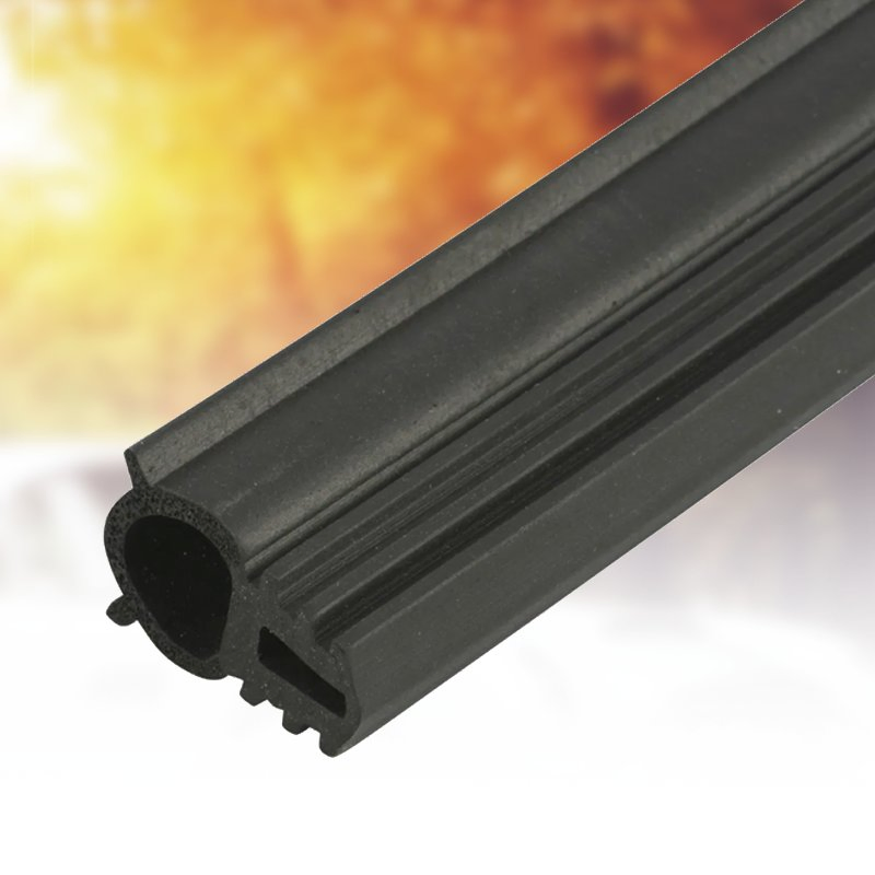 Black EPDM T Type Sponge Weatherproof Rubber Window Frame Seal