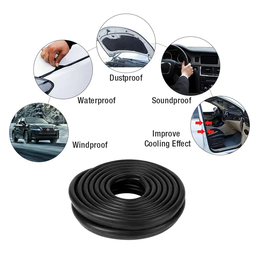 Car Door Rubber Seal Structure