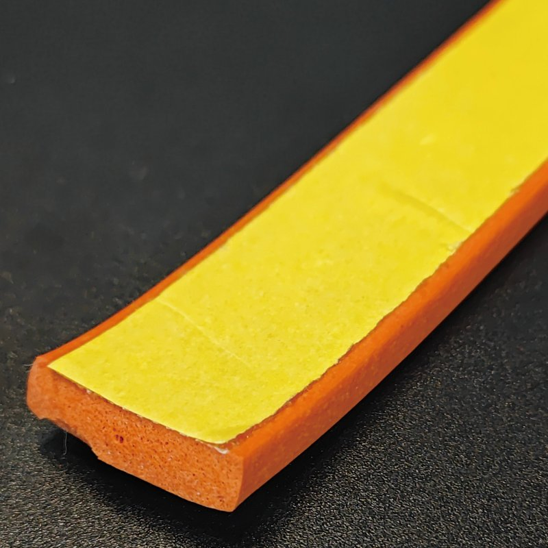 Flexible Silicone Foam Rubber Strip for Automotive Weather Sealing