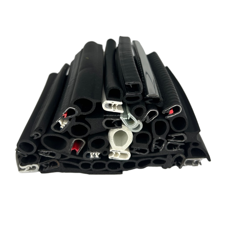 Automotive Car Door Rubber Seal Weatherstrip Sound Insulation Noise Reduction Waterproof Dustproof Windproof Sealing Strip for Hood Trunk Window
