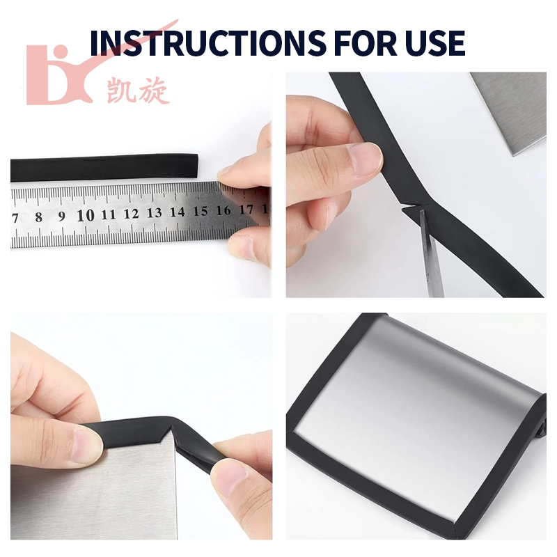 Heavy Duty Equipment Edge Guard Tear Resistant Reliable Supply Chain U Channel Rubber Edge Protection Seal Strip