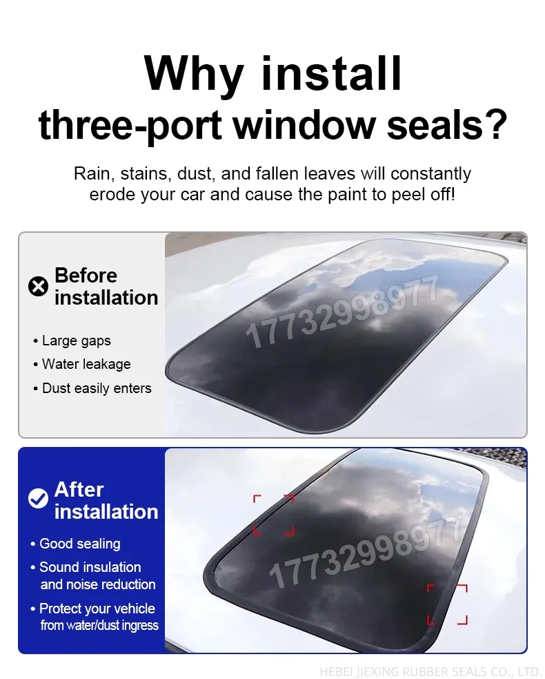 Automotive Glass Windshield Sealing Strip 2