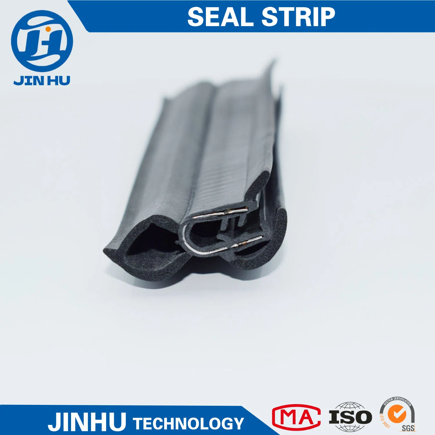 Car Door Rubber Seal Strip, Fits 1/16" Edge, Trim Seal with Top Bulb for Cars, Boats, Rvs, Trucks, and Home Applications, Automotive Weather Striping