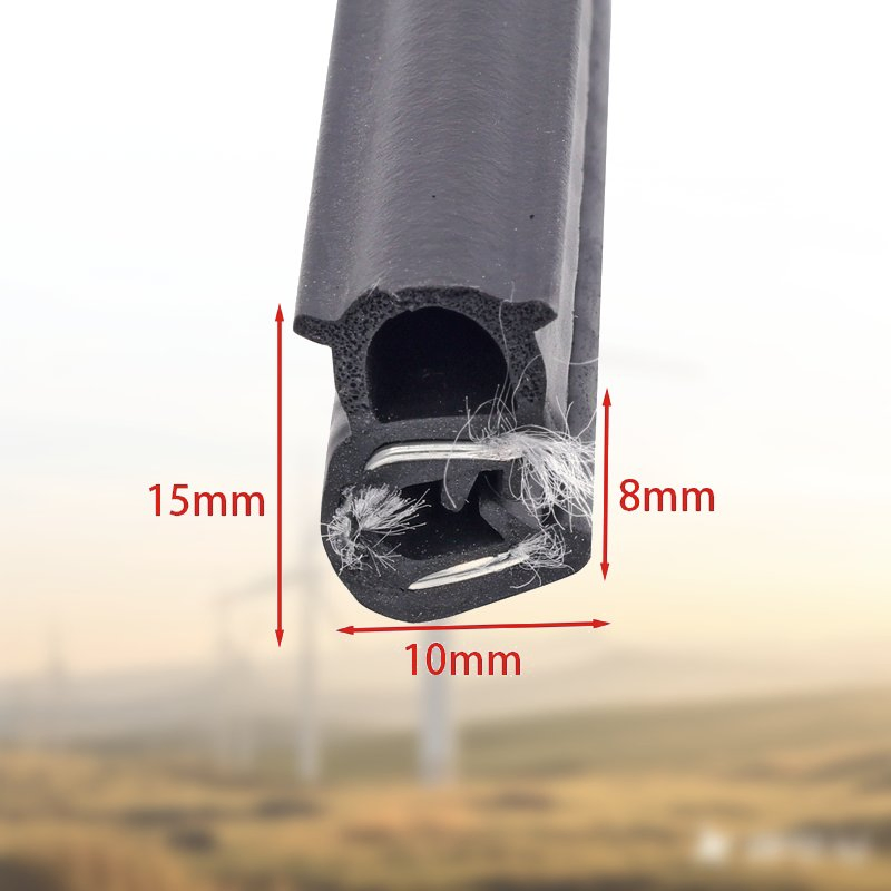 Extruded EPDM Steel Reinforced Strip for Automotive Window and Door Frame Sealing