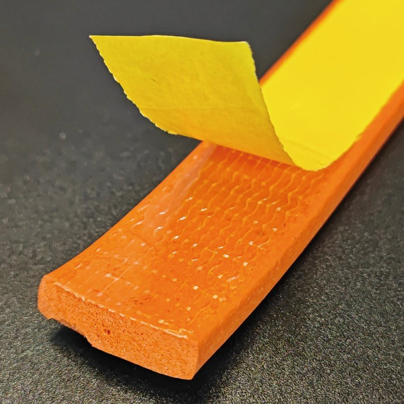 Flexible Silicone Foam Rubber Strip for Automotive Weather Sealing