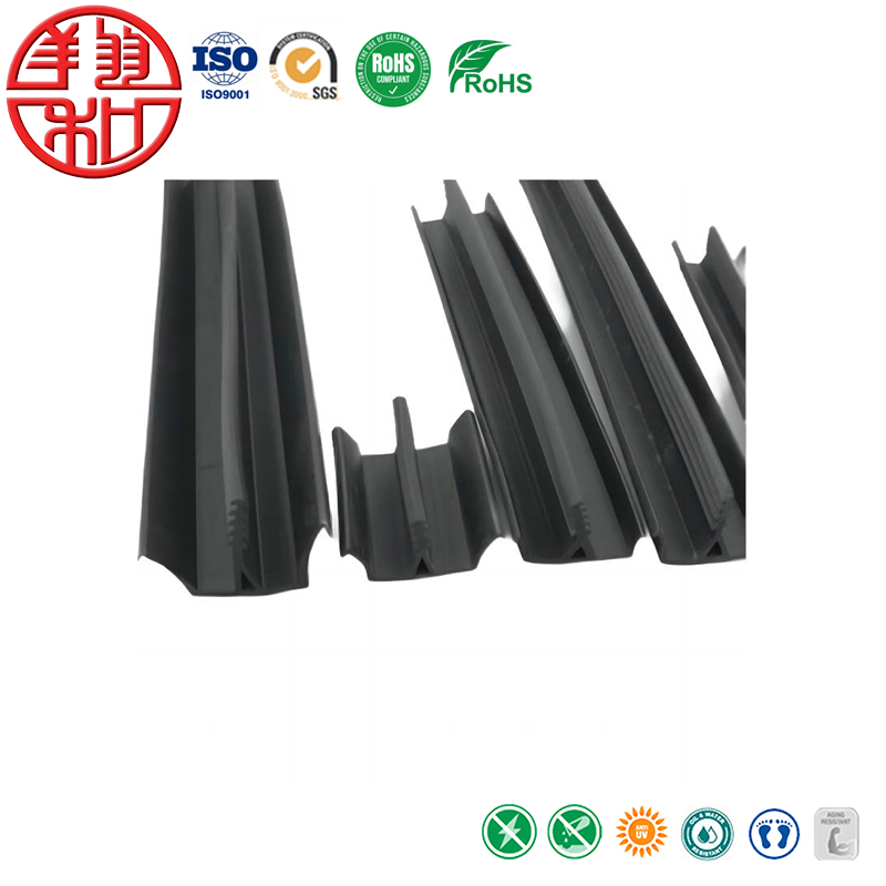 Processing Customizing Silicone/EPDM/Rubber/Foam/FKM Strips Extruded Special-Shaped O-Ring Sealing Strips