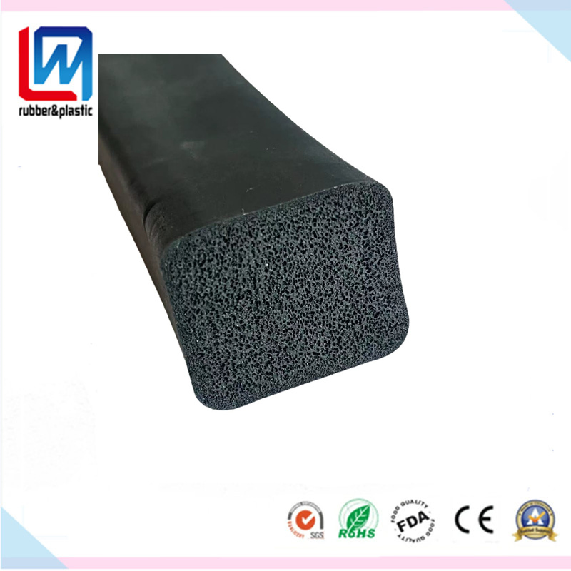 EPDM Rubber Sponge/Foam Extrusion/Profile Rubber Sealing Gaskets for Automotive, Cabinet