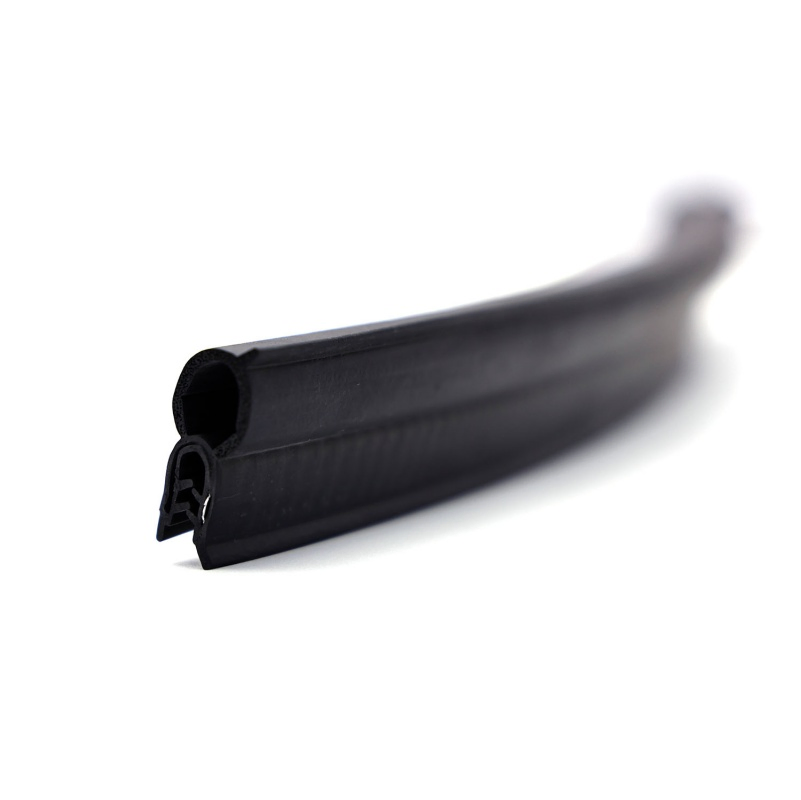 Black Automotive EPDM Gasket Rubber Sealing Strip Airtight Watertight Seal