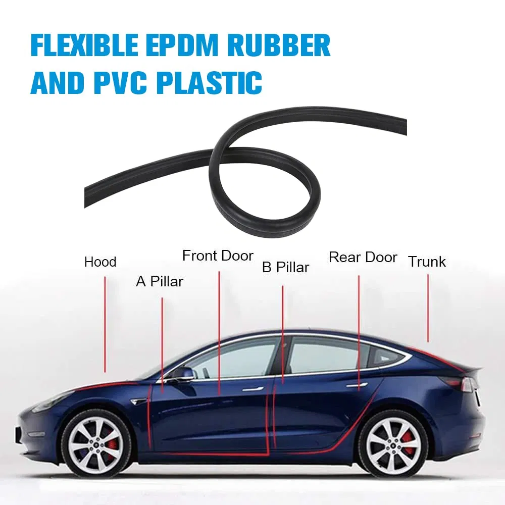 Automotive Rubber Seals Windscreen Sealing Strip Car Door Window Weatherstrip
