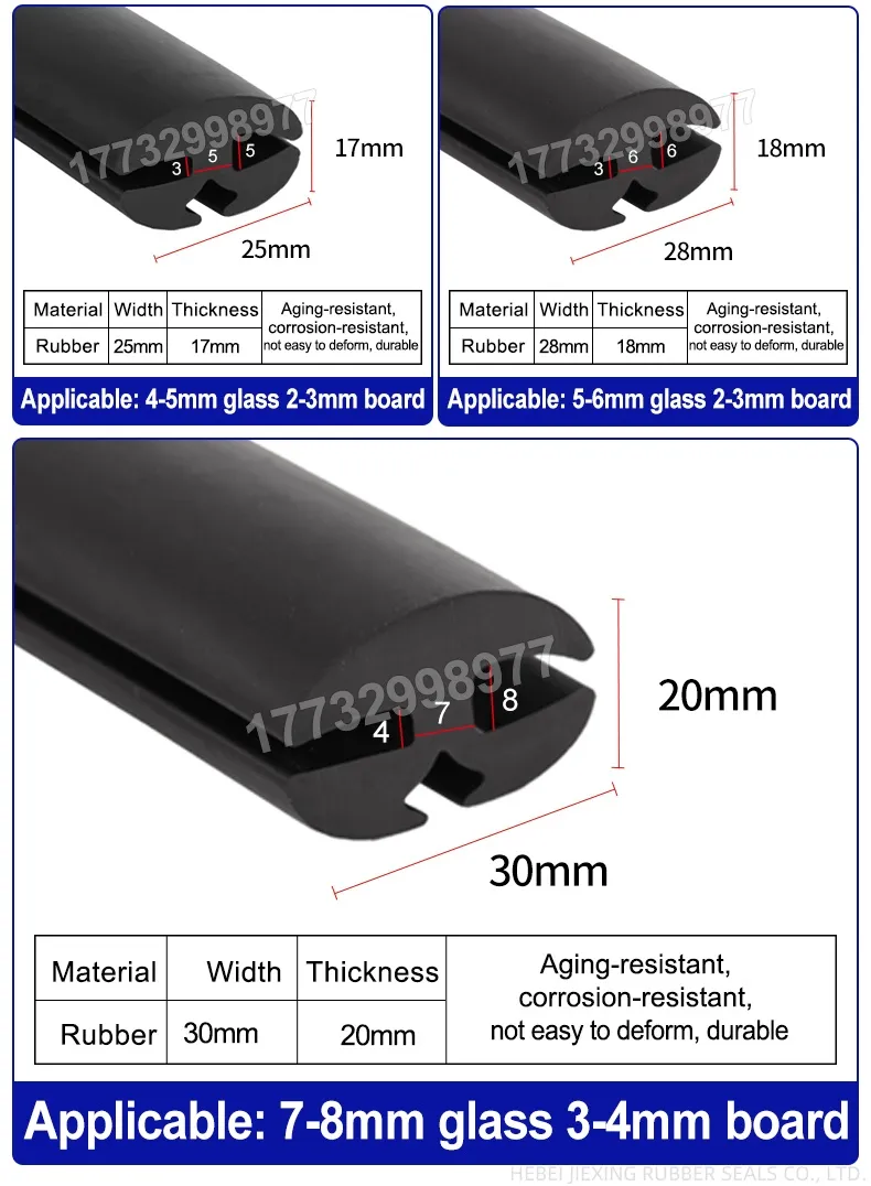 Automotive Glass Windshield Sealing Strip 10