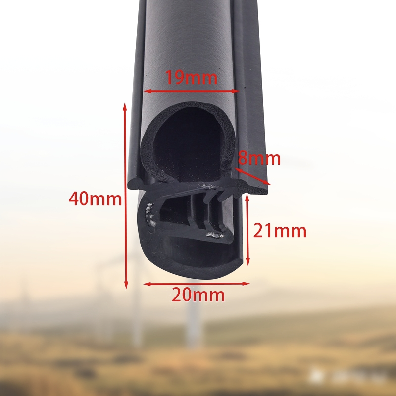 Heavy Duty EPDM Steel Reinforced Seal Strip for Vehicle Engine Bay and Trunk Protection