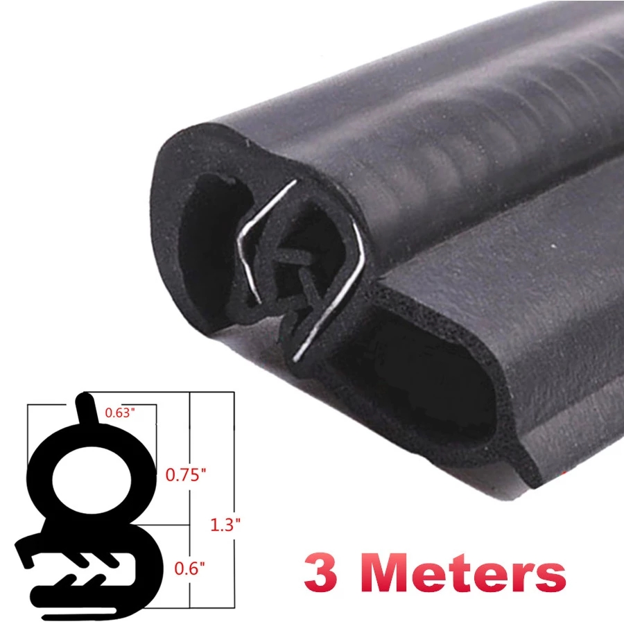 Car Automotive Door Trunk Guard EPDM Rubber Seal Strip