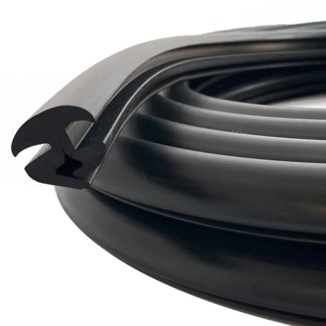 Heavy-Duty Black Rubber Seal Strip for Car Windshield Installation