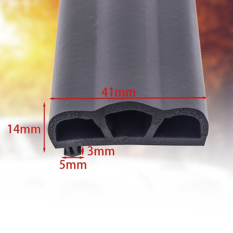Black EPDM Weatherproof Rubber Seal Strip for Aluminum Window Frame