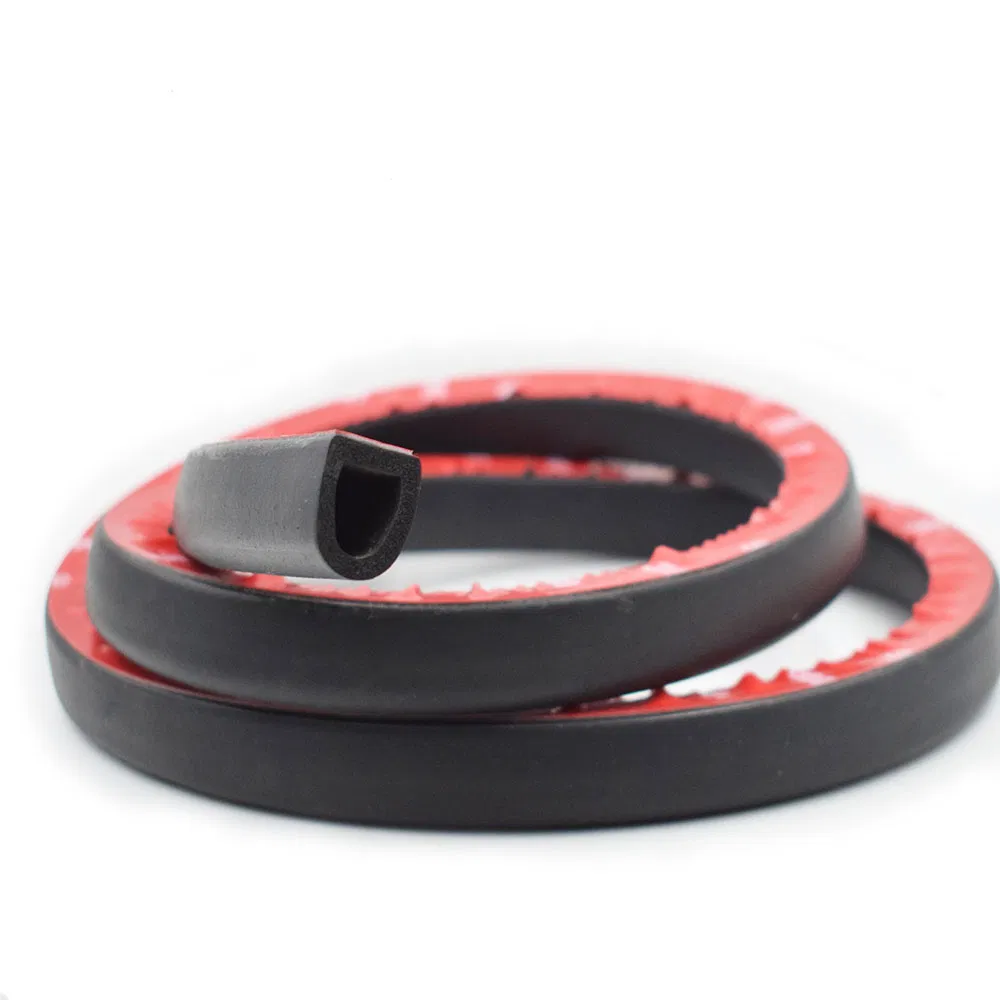 3m Adhesive Backed D Type Car Door Weather Strip Automotive Seal