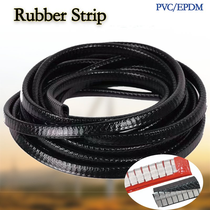 Decorative PVC Edge Trim Seal with Steel Insert for Automotive Door Frames