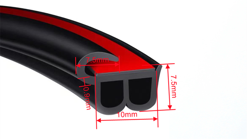 Automotive General Sealing Strip Sound Insulation Strip B-Type Door Sealing Strip
