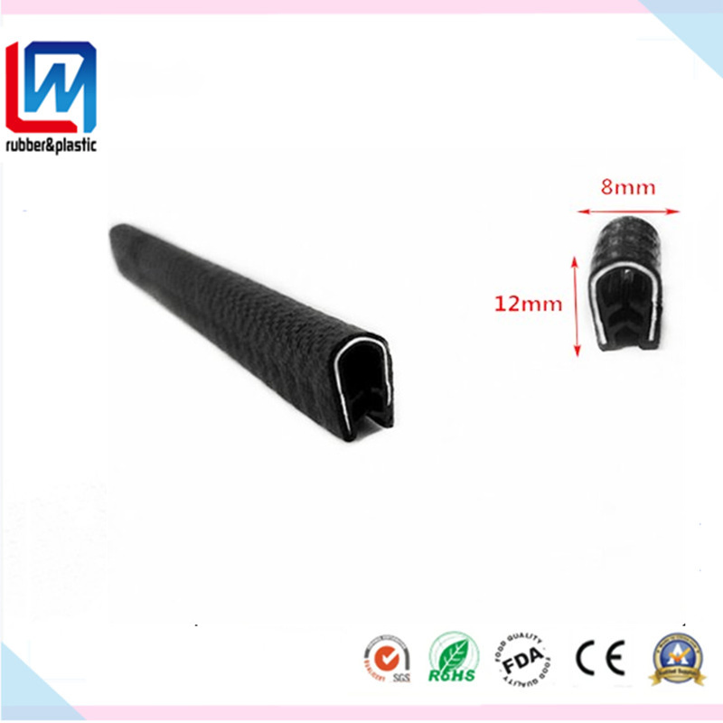 Flexible PVC Rubber Edge Trim Seal Rubber Weather Strip Seals for Automotive, Machinery