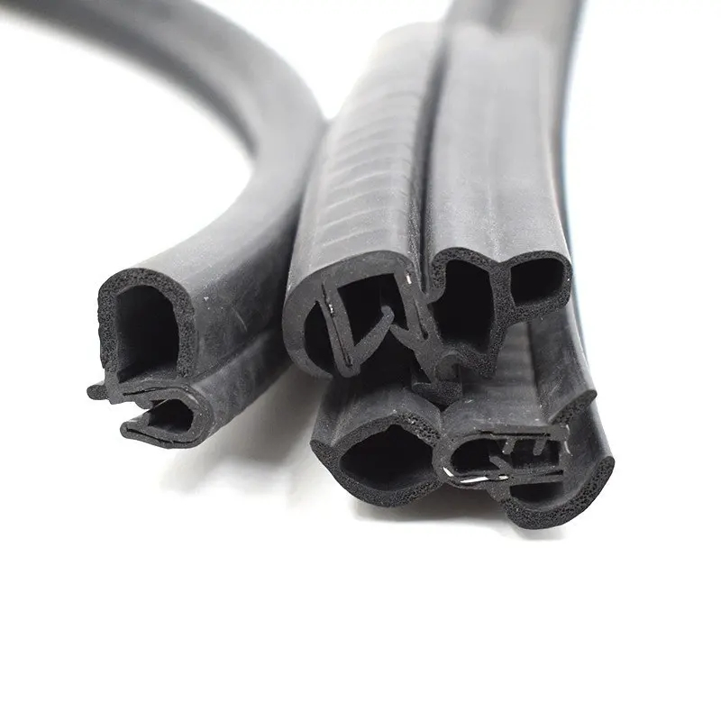 OEM Waterproof Windproof Extrusion Automotive Car Door Window Trim Edge Moulding EPDM Rubber Seal Strip