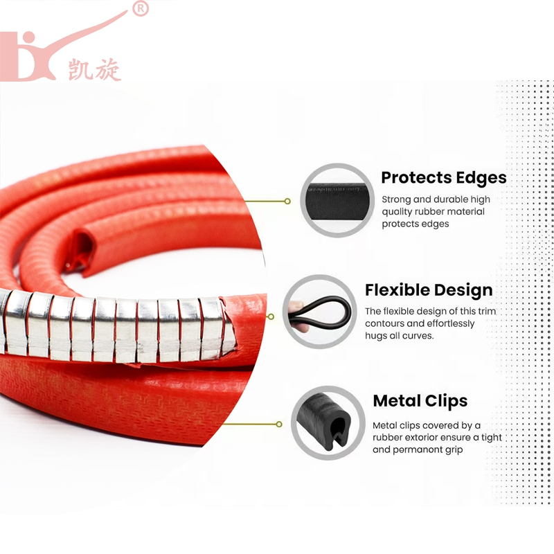 Manufacturer Supply Sound Insulation High Gloss Decorative PVC Automotive Door Trim Seal Strip