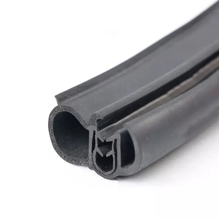 OEM Waterproof Windproof Extrusion Automotive Car Door Window Trim Edge Moulding EPDM Rubber Seal Strip