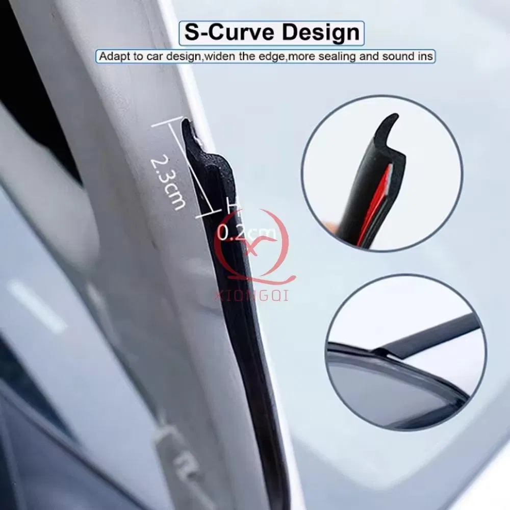 Free Sample Rubber Car Seals Edge Sealing Strips Auto Roof Winds Door Window Car Seal Strip
