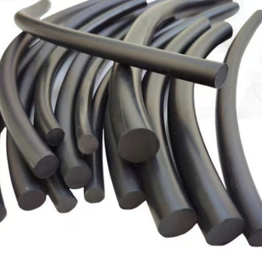 Premium Round Extruded Sponge Rubber Sealing Silicone Foam Seal Strip for Automotive &amp; Construction