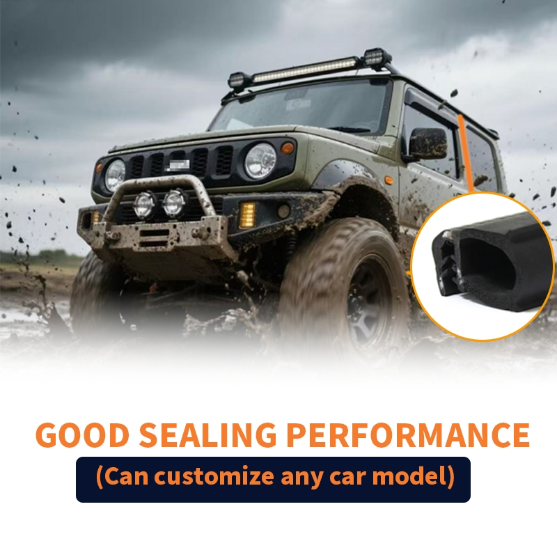 Automotive OEM Durable Waterproof Rubber Manufacturing for Windshield Sealing Decorative Dust-Proof Rubber Sealing Strip