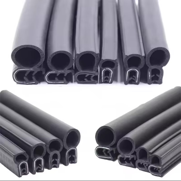 Factory Custom Size U-Type Edge Trim Strip Car Gasket Flexible Durable Automotive Door Weatherstrip EPDM Rubber Sealing Strip
