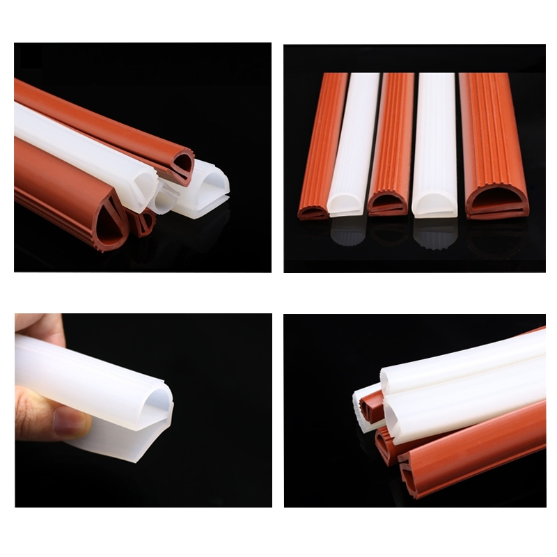 Heavy Duty Industrial Equipment Anti-Leak Silicone Foam High Density Structure Rubber Seal Strip