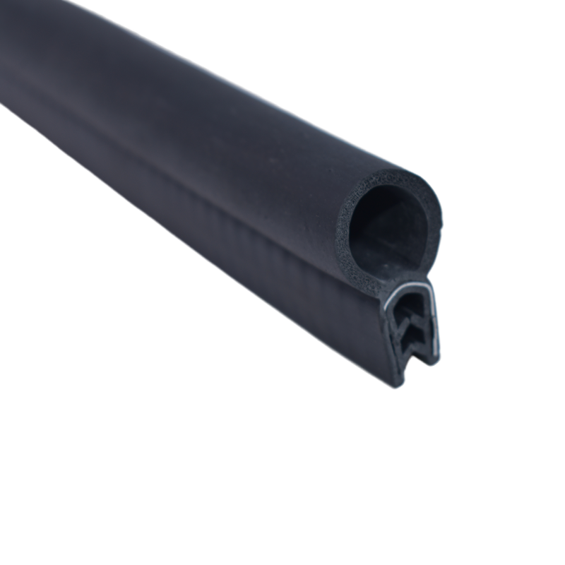 Automotive Grade Multi-Lobe D Shape Rubber Seal with Embedded Metal Strip for Bus and Truck Doors Providing Exceptional Waterproof and Sound Insulation Capabili