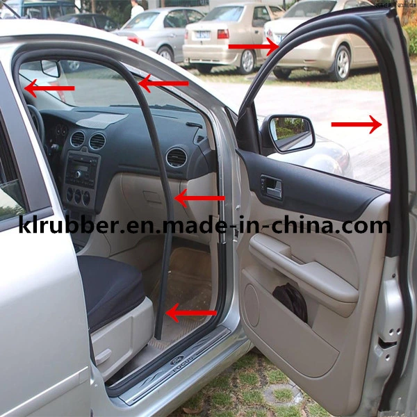 Foam Adhesive Automotive Weather Stripping Rubber Door Seals