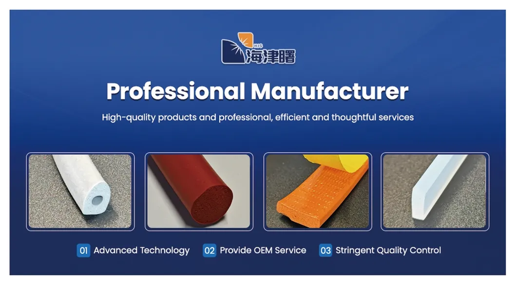 Flexible Silicone Foam Rubber Strip