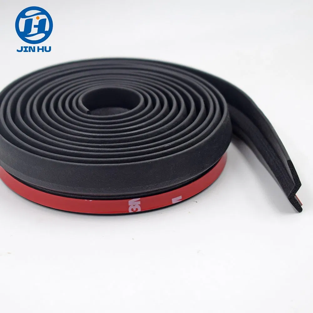 Seal Strip Automotive Universal 3m Self Adhesive D Z P-Shape Door Seal Car Truck Door Window EPDM Rubber Weather Stripping Hollow Black Strip Seal (OEM)